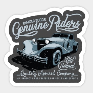 Genuine Riders Hotrod Classic Old School Classic Sticker